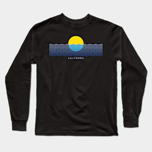 Vintage Retro California Design Long Sleeve T-Shirt